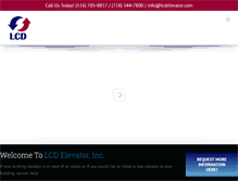 Tablet Screenshot of lcdelevator.com